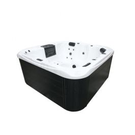 ZUNANJI MASAŽNI BAZEN  TAHITI SREBRNO SIV 200x200x88 cm 