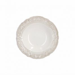Krožnik Shabby cozy globok  23cm porc.
