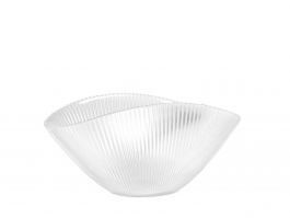 Skleda ovalna velika Sensorial, 27x14 cm, steklo
