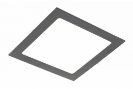 Panel LED vgradni črn MATIS PLUS 3000K LED 13W,1020l, kvadrat