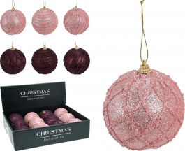 Bučka novoletna s perlicami fi 80 mm, Koo.