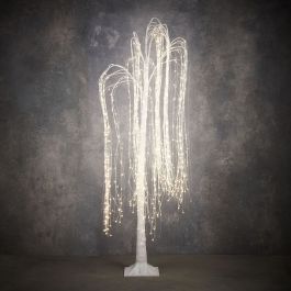 Vrba božična bela 864 led s časovnikom, 180x100 cm, IP44, Edel.