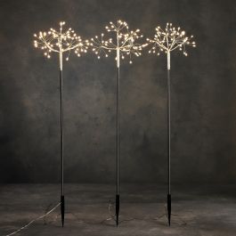 Lučke novoletne vrtne 180 led 70 cm, set 3/1, IP44, Edel.