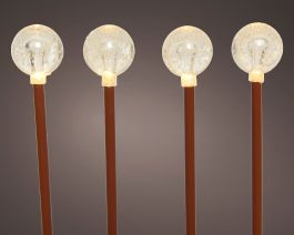 Lučka led toplo bela 90 cm, set 4/1 Kaem.