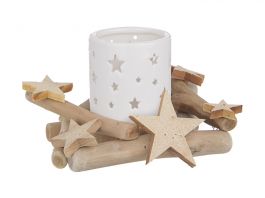 Svečnik okrasni bel, Bizz.