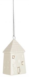 Hiška viseča 3,4 x 6cm, porc.
