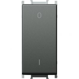 Stikalo MODUL 2polno 16AX 250V~  1M antracit