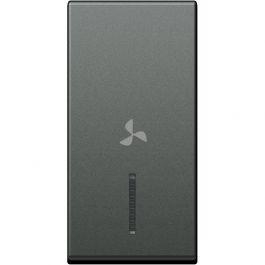 Tipka MODUL z indikatorjem 05 VENTILATOR 1M antracit
