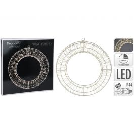 Venček okrasni 720 led lučk topla svetloba, fi 50 cm, IP44, Koo.