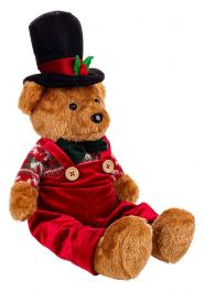 Figura božična medvedek Ralphy 44 cm,  Bizz.