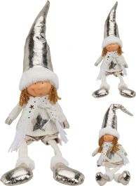 Figura božična punčka/fantek 68 cm, Koo.