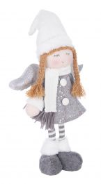 Okrasna figura punčka angelček 45 cm, Bizz.