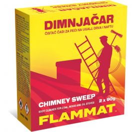 Čistilo za peči dimnikar (les, premog,olje) Flammat 2x90g