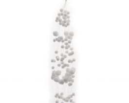 Girlanda snežne kepe 3x78 cm, Kaem.