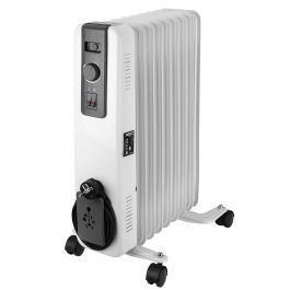 Radiator oljni 9 reberni bel, 2000 W, Neo