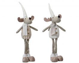 Figura božična jelenček bež 60 cm, Kaem.