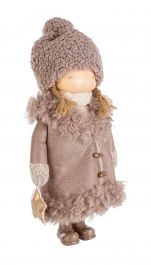Figura božična punčka Joelle 45 cm, Bizz.
