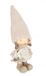Figura božična punčka Delsey 25 cm, Bizz.