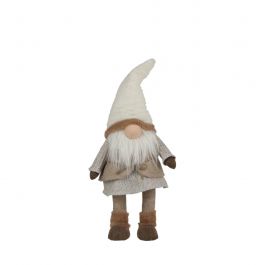 Figura božična palček rjav 64 cm, Edel.