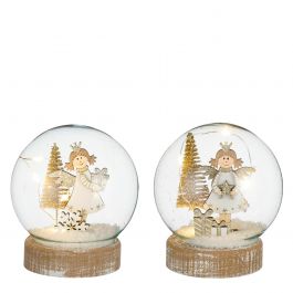 Krogla snežna Angel. 10 x10cm
