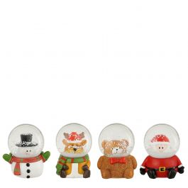 Krogla snežna Xmas figure. 8x4,5x6,5cm
