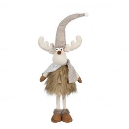 Figura okrasna jelenček rjav stoječ 65 cm Edel.