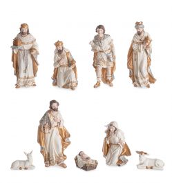 Jaslice okrasne belo/zlate set 9/1, Bizz., 
