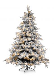 Smreka novoletna zasnežena 450 led, Albero Massive 210 cm, Bizz.