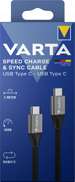 Kabel polnilni USB/CUSB/C, 100W 10Gb/s, 2m, Varta