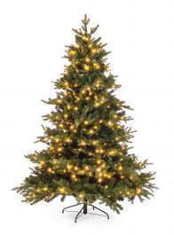 Smreka novoletna zelena 450 led, Hunter 210 cm, Bizz
.