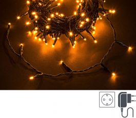 Lučke 180 led extra toplo bela 3 mm, 8 funkcij utripanja s časovnikom, 8,95 m, IP44, Bizz.