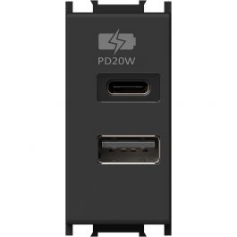 POLNILNIK USB PD 20W 1M SB TEM