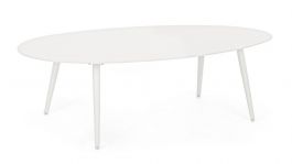 Miza vrtna Ridley bela 120x75 cm, Bizz.