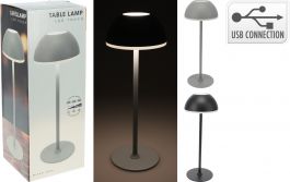 Svetilka namizna črna led 30x10x10 cm, Koop