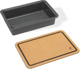 Zabojnik z desko za rezanje Works, Weber
