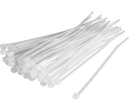 Vezica nylon bela 100x2,5mm - 100 kos TM