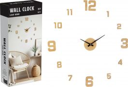 Ura stenska Wall clock sticker Woodlook

