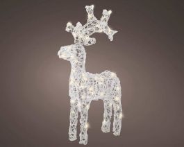 Jelen božični 50 led toplo bela, 61 cm, IP44, Kaem.