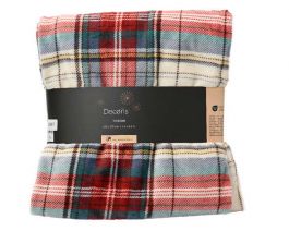 Odeja rdeči karo 130x170cm
