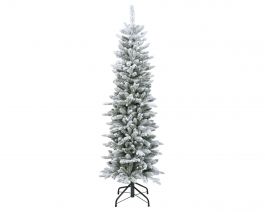 Smreka novoletna zasnežena 150 cm, Slim, Kaem.