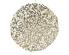 Pogrinjek okrogel, zlat, 38cm
