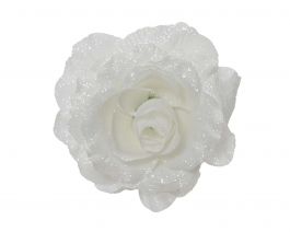 Vrtnica cvet božična bela fi 12 cm, Kaem.