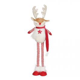 Figura jelenček belo/rdec 40/60 cm, Edel.