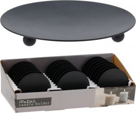 Podstavek DIA za svečo 8,5cm, črn
