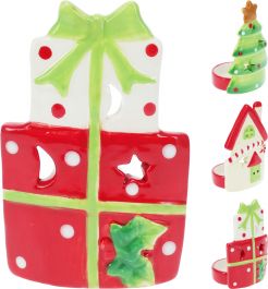 Svečnik za čajno svečko XMAS, 7X11cm
