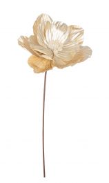 Cvetje umetno magnolija nežno zlata 50 cm, Bizz.