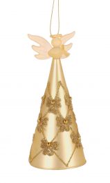 Okrasek angel zlat, 6,5 x 16cm
