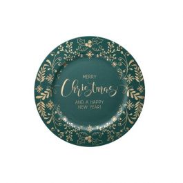 Krožnik/podstavek Christmas light, zelen, 33cm
