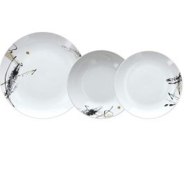 Krožnik garnitura 18/1 Madison Poivre, porcelan, 
