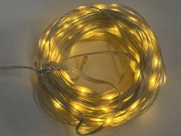 Lučke 192 led toplo bela 8 funkcij utripanja, baterijska, s časovnikom, 14,40 m
